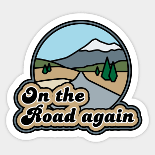 On the road again Sticker